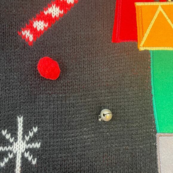 Light Up Nutcracker Christmas Sweater L/XL Holiday LED Ugly Sweater Party - Picture 7 of 8